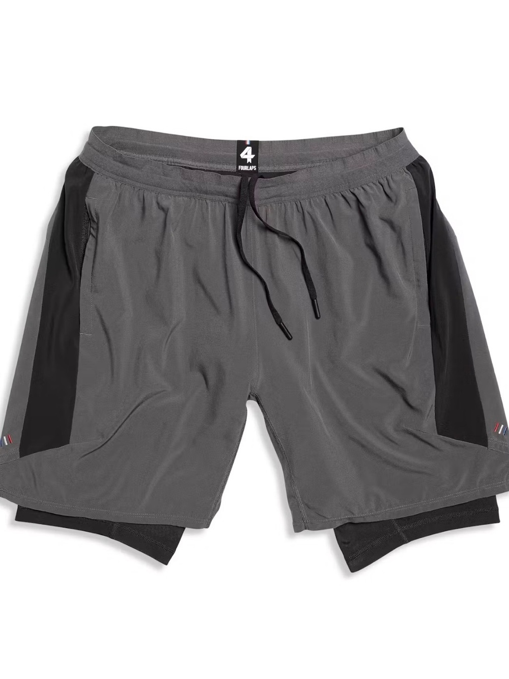 Fourlaps Men Command Shorts in Charcoal Grey-Medium